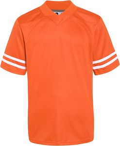 Camiseta de Fútbol Unisex HOLDEN INDUSTRY Azul 100% Poliéster con Cuello en V y Franjas Blancas en las Mangas, Uniforme Transpirable para Adultos - Product Image 5