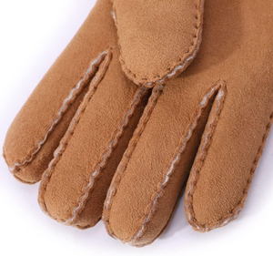 Gants en laine unie pour femmes, vente en gros |   Gants décontractés tricotés chauds pour l'hiver, longueur poignet |   Logo personnalisé OEM et ODM - Product Image 6