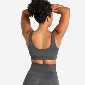 Soutien-gorge de sport en dentelle personnalisé OEM pour femme - Sans armatures, respirant, en Spandex/Nylon, coupe ajustée, taille haute, bretelles réglables, motif uni, style sportif - Product Image 3