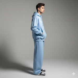 Fabricante de sudaderas con logotipo personalizado y pedrería, proveedor de chándales de algodón con cremallera completa en tallas grandes, fábrica de ropa deportiva ecológica. - Product Image 5