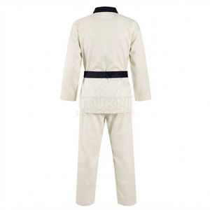 Uniforme de Taekwondo pour hommes, vêtements d'entraînement simples pour arts martiaux, tissu léger et durable, design personnalisé, prix de gros - Product Image 2