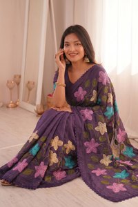 Beautiful Party wear Designer saree Collection <b>Presented</b> By BT - Product Image 3