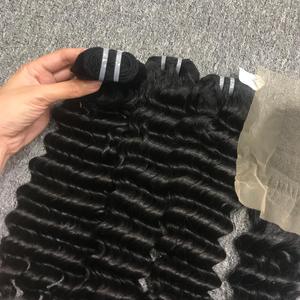 วิกต่อผมหยักศกลึกทรงหลวมลูกไม้ HD ผม100% จาก Vqhair - Product Image 3