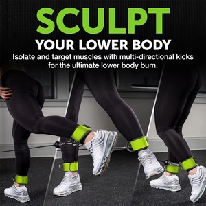 Hot Sale Custom Printed Neoprene Ankle Straps Professional Protection Premium Quality <b>Gym</b> Workout Weightlifting Equipment - Product Image 4