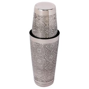 ชุดเครื่องมือบาร์เทนเดอร์มืออาชีพพร้อมเชคเกอร์บอสตันสแตนเลสพรีเมียม ดีไซน์ลายสลัก จากผู้ส่งออกขายส่งจำนวนมากจากอินเดีย - Product Image 2