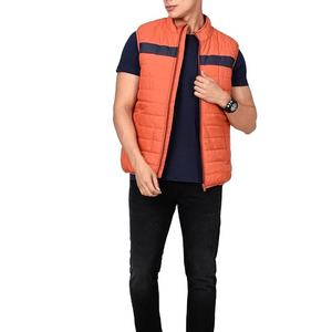 Chaqueta Deportiva sin Mangas OEM para Hombre, Ligera, Transpirable, Acolchada, de Invierno, con Logotipo Bordado Personalizado - Product Image 1