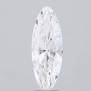 Diamante Cultivado en Laboratorio Certificado por IGI, Moval 3.06CT F VVS2 |   Diamante Suelto Ovalado Marquise Modificado |   Diamante Único para Joyería Personalizada - Product Image 1