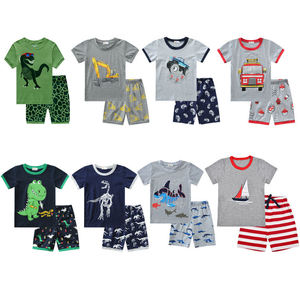 Conjuntos de ropa para niño de 2 piezas, manga corta, con dibujos animados, conjunto infantil de verano, ropa para bebé, conjunto de ropa para niño, venta al por mayor. - Product Image 1