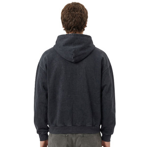 Sudaderas con capucha de algodón lavado para hombre, sudadera con capucha con cremallera, estilo urbano, personalizables, fabricación a granel - Product Image 3