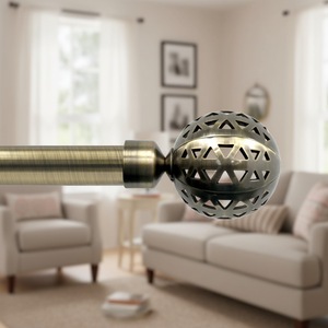 Modern Metal Window <b>Curtain</b> Poles and Accessories - Product Image 3
