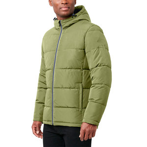 Custom Unisex High Quality Waterproof Breathable Moisture-Wicking Puffer Coat Plus Size Windproof Warm Hooded Winter Jacket 90% - Product Image 3