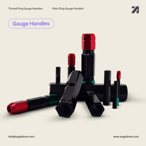 Manija de calibre de precisión con diseño preciso para inspección de calibres de encaje y calibres de rosca, reversible 1W 2W 3W 4W 5W 6W 7W 8W - Product Image 3