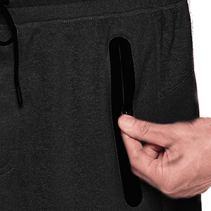 Nouvel Arrivage – Pantalon de Survêtement Décontracté pour Homme en Coton/Polyester, Respirant, Écologique, avec Cordon de Serrage à la Taille et Poches Zippées, Bordures Côtelées - Product Image 6