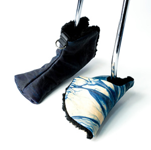 Cubierta de cuero teñido índigo natural-Diseño japonés único, hecho a mano - Product Image 4