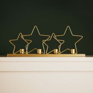เชิงเทียนโลหะทรงดาวทันสมัยสำหรับตกแต่งคริสต์มาส - Product Image 3