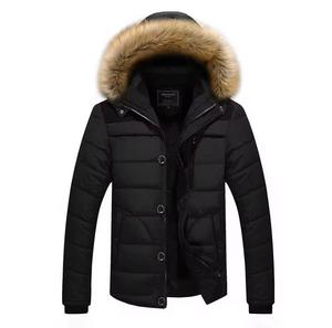 Veste matelassée unisexe, col montant, fermeture éclair, coupe-vent, tissu en toile, rembourrage en polyester, couleur unie, décontractée, hiver - Product Image 4