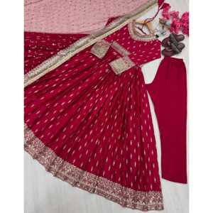 Ensemble de robes de soirée robe de soirée avec dupatta et bas pour des occasions spéciales - Product Image 4