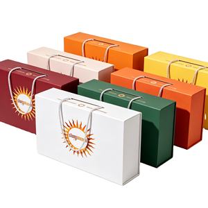 Boîtes cadeaux personnalisées pour vêtements avec poignées à cordon, boîtes d'emballage rigides pour vêtements, adaptées aux t-shirts, robes et sweats à capuche - Product Image 6