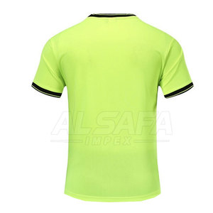 เสื้อฟุตบอลสีพื้นแบบ OEM บริการสั่งทำพิเศษ สไตล์โดดเด่นสำหรับผู้ใหญ่ MOQ ต่ำ - Product Image 2