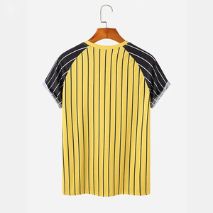 Camiseta de Manga Corta para Hombre, 100% Algodón, Primavera-Verano, Nueva, Personalizable, Lisa, Casual, 340gsm, Antiencogimiento, Secado Rápido, Transpirable - Product Image 5