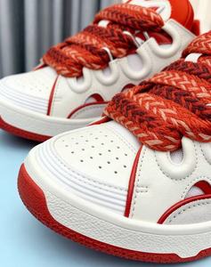 Zapatillas de Plataforma de Cuero Genuino Grabado de Lujo para Hombre y Mujer 2026, Suaves, Casuales, para Primavera y Exteriores - Product Image 2