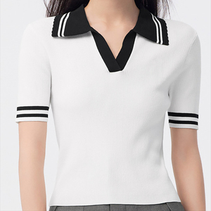 เสื้อโปโลผ้าฝ้ายสั่งทำพิเศษ MOQ ต่ำ ขายส่ง สไตล์ลำลองสำหรับผู้ใหญ่ ไซส์ฤดูร้อน เสื้อแขนสั้นทันสมัย ผู้ผลิตเสื้อผ้า - Product Image 2