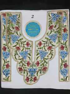 Heavy Embroidery Neckline <b>Applique</b> For Kurti National Dress Attractive Embroidered Neckpatch Garment Textile OEM Manufacturer - Product Image 4