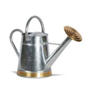 Arrosoir en tôle galvanisée antique en gros, pot d'arrosage de jardin vintage en métal vert avec doubles poignées pour plantes d'extérieur - Product Image 6