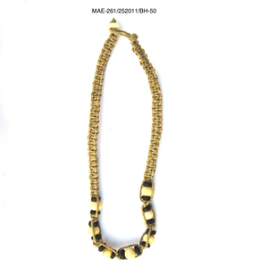 Collar de Corazón con Cuentas de Cáñamo y Cuentas de Colores, Estilo Étnico Unisex, Joyería de Moda para Fiestas a Precio de Mayoreo - Product Image 1