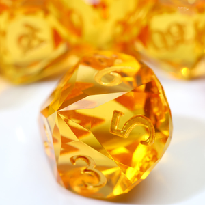 Dados de Resina con Bordes Afilados de Diamante, Dados Multifacéticos de Prisma para Juegos de Rol de Dungeons and Dragons, Dados D&D para Juegos de Mesa - Product Image 5