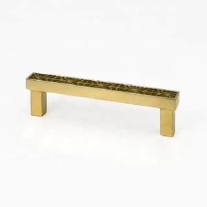 Modern Solid Brass Pull Handle Gold Finished Furniture Hardware Handle Classic Style Drawer Dresser <b>Door</b> Use Home Hotel School - Product Image 5