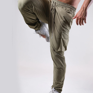 2026 Gym Fitness Muscle Sports Sweatpants Men's Fitness Brothers <b>Overalls</b> Trousers Thin Elastic Leggings Running Training Pants - Product Image 2