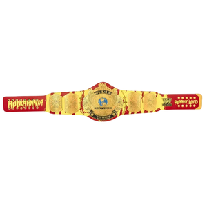 Cinturón de Campeonato Mundial de Peso Pesado Hulkamania, Edición de Coleccionista, Chapado en Oro Premium - Product Image 1