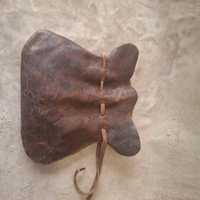 Dompet Koin Kulit Asli Viking Buatan Tangan Alami Bergaya Rustic dengan Tali Serut oleh Curio Craft