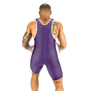 Cheap Price Personalized Sublimation Printing Wrestling Singlets - Product Image 3
