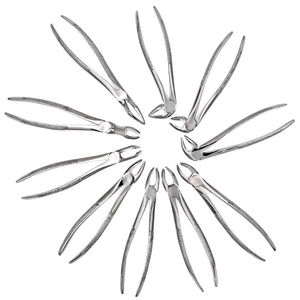 Juego de Fórceps Manuales para Extracción Dental, 10 Piezas, Acero Inoxidable, Kit de Instrumentos Quirúrgicos para Dentistas, Certificado CE - Product Image 3