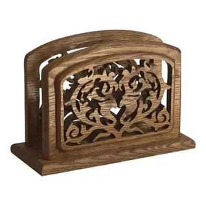 ที่ใส่กระดาษเช็ดปากเหล็กดัดสีดำทรงสี่เหลี่ยมพร้อมแขนถ่วงน้ำหนัก ที่วางกระดาษทิชชูแบบแบนทันสมัยสำหรับโต๊ะลานบ้านหรือปิ้งย่าง - Product Image 5