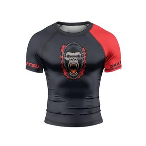 Custom Made OEM Unisex Rashguard UPF 50 Yoga Wear Sublimation Breathable Anti Rash Compression Polyester Wholesale OEM Wholesale - Product Image 4