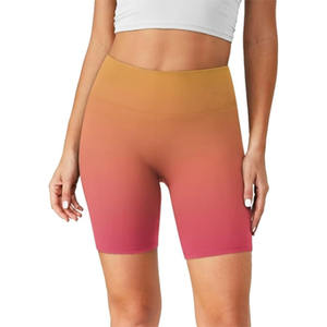 Nuevos Shorts Deportivos para Mujer, Elegantes y Lavados, de Alta Calidad, Personalizables, con Efecto Degradado, Estilo Biker, para Deporte y Ocio - Product Image 1