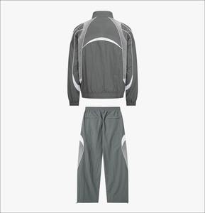 Ensemble coupe-vent décontracté d'hiver OEM pour hommes JUZEE SPORTS JS-WS-047, survêtement en nylon, veste de sport zippée, respirante, haute qualité - Product Image 2