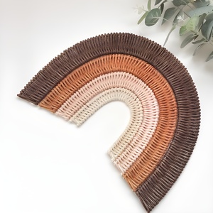 New Design Wall Hanging Rattan <b>Rainbow</b> for Children Room Baby Nursery <b>Bedroom</b> Decor Wholesale Hangings on Walls - Product Image 6