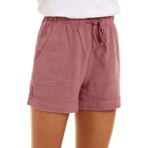 Modern Sporty Style Breathable Fabric High Elasticity Comfortable Everyday Fitness Wear <b>Women</b> Casual <b>Short</b> - Product Image 1