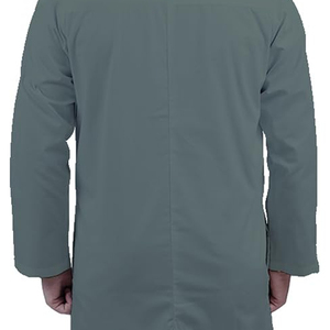 Blouses médicales unisexes professionnelles pour usage hospitalier, personnalisables, à manches longues, en tissu tricoté avec détection d'aiguilles - Product Image 4