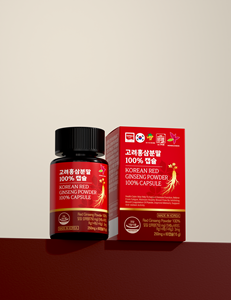 Poudre concentrée de ginseng rouge coréen en capsules pour la fonction cérébrale et le soutien de la circulation - Product Image 2
