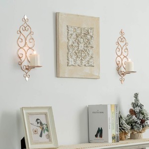 Support mural pour bougie vintage artistique pour une décoration intérieure raffinée - Product Image 3