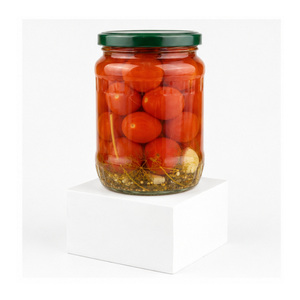 International Standard Top Selling Wholesale Price Made In Vietnam <b>Pickled</b> Cherry Tomato Packed in Mason <b>Jar</b> - Product Image 1