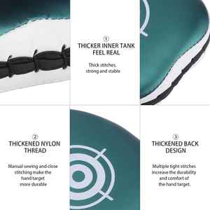 Cibles de frappe en cuir PU respirantes et légères, idéales pour le kickboxing, rembourrées - Product Image 5