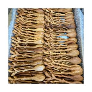 HIGH QUALITY wooden spoon <b>set</b> for cooking stirring mixing serving food preparation for kitchen home and restaurant daily use Vie - Product Image 1