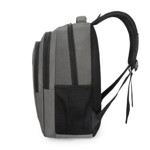 Unisex Casual Polyester <b>Backpack</b> Water Resistant Zipper Closure Multi Functional Softback Shoulder Strap 20-36L - Product Image 2