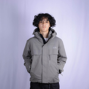 Fire Two-Down Jacket para invierno Durable Portable Hooded Fire Style Cierre de cremallera Casual Gore-Tex Muy funcional de moda - Product Image 4